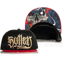 Load image into Gallery viewer, Sullen Art Collective Remo Skull SCA5748 New Snapback Men`s Flat Snapback Hat