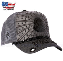 Load image into Gallery viewer, Red Monkey St. Jude Pray Hard Grey RM1512 Limited Edition Unisex Trucker Hat Cap