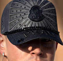 Load image into Gallery viewer, Red Monkey St. Jude Pray Hard Grey RM1512 Limited Edition Unisex Trucker Hat Cap