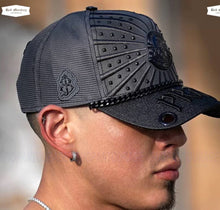 Load image into Gallery viewer, Red Monkey St. Jude Pray Hard Grey RM1512 Limited Edition Unisex Trucker Hat Cap