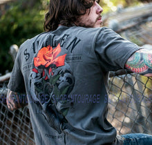 Load image into Gallery viewer, Sullen Rosa SCM2922 New Short Sleeve Graphic Tattoo Skull & Rose T-shirt For Men
