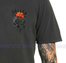 Load image into Gallery viewer, Sullen Rosa SCM2922 New Short Sleeve Graphic Tattoo Skull & Rose T-shirt For Men