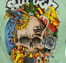 Load image into Gallery viewer, Sullen Subliminal SCM4061 Premium Short Sleeve Graphic Tattoo T-shirt For Men - Green