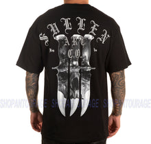 Load image into Gallery viewer, Sullen 3 Blades SCM4178 Short Sleeve Graphic Tattoo Skull T-shirt Top For Men