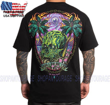 Load image into Gallery viewer, Sullen No Bad Daze SCM4562 Short Sleeve Graphic Tattoo Skull T-shirt Top For Men