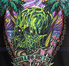 Load image into Gallery viewer, Sullen No Bad Daze SCM4562 Short Sleeve Graphic Tattoo Skull T-shirt Top For Men