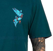 Load image into Gallery viewer, Sullen Art Collective Cuda Blue Premium SCM5061 New Short Sleeve Men`s T-shirt