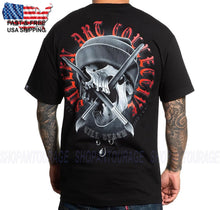 Load image into Gallery viewer, Sullen Art Collective Skull & Brushes Standard SCM5187 Short Sleeve Men`s T-shirt