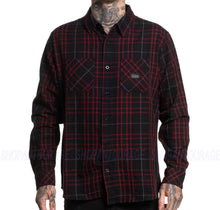 Load image into Gallery viewer, Sullen Art Collective Gridlock SCM6054 Long Sleeve Button Up Flannel Men`s Shirt