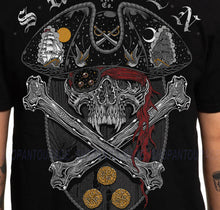 Load image into Gallery viewer, Sullen Art Collective Pirate Badge Standard SCM6161 Short Sleeve Men`s T-shirt