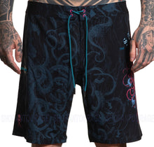 Load image into Gallery viewer, Sullen Art Collective Kraken SCM6238 New Tattoo Graphic Board Shorts for Men