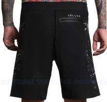Load image into Gallery viewer, Sullen Art Collective Blaq Skull SCM6242 New Tattoo Graphic Board Shorts for Men