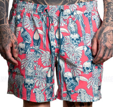 Load image into Gallery viewer, Sullen Art Collective Birds Of Paradise E-Waist SCM6336 Graphic Board Shorts for Men