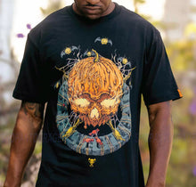 Load image into Gallery viewer, Sullen Art Collective Pumpkin Badge Standard SCM6384 Short Sleeve Men`s T-shirt