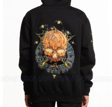Load image into Gallery viewer, Sullen Art Collective Pumpkin Badge SCM6394 Long Sleeve Men`s Pullover Hoodie