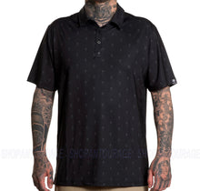 Load image into Gallery viewer, Sullen Art Collective Golf Badge SCM6412 Short Sleeve Black Polo Shirt For Men