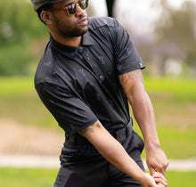 Load image into Gallery viewer, Sullen Art Collective Teed Off SCM6413 Short Sleeve Black Polo Shirt For Men