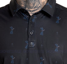 Load image into Gallery viewer, Sullen Art Collective Teed Off SCM6413 Short Sleeve Black Polo Shirt For Men