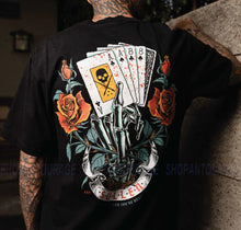 Load image into Gallery viewer, Sullen Art Collective Aces & Eights Premium SCM6471 Short Sleeve T-shirt For Men