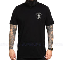 Load image into Gallery viewer, Sullen Art Collective Bones Badge Premium SCM7273 Short Sleeve T-shirt For Men