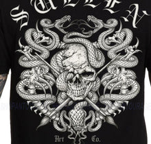 Load image into Gallery viewer, Sullen Art Collective Bones Badge Premium SCM7273 Short Sleeve T-shirt For Men