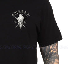Load image into Gallery viewer, Sullen Art Collective Bones Badge Premium SCM7273 Short Sleeve T-shirt For Men