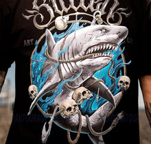 Load image into Gallery viewer, Sullen Art Collective Shark Skull Premium SCM8094 Short Sleeve T-shirt For Men