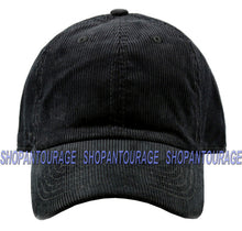 Load image into Gallery viewer, Newhattan 1467 Solid Corduroy 100% Cotton Vintage Unisex Baseball Adjustable Polo Trucker Cap Hat Head Wear