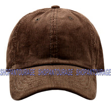 Load image into Gallery viewer, Newhattan 1467 Solid Corduroy 100% Cotton Vintage Unisex Baseball Adjustable Polo Trucker Cap Hat Head Wear