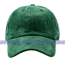 Load image into Gallery viewer, Newhattan 1467 Solid Corduroy 100% Cotton Vintage Unisex Baseball Adjustable Polo Trucker Cap Hat Head Wear