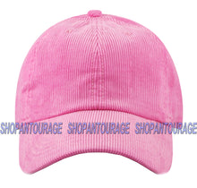 Load image into Gallery viewer, Newhattan 1467 Solid Corduroy 100% Cotton Vintage Unisex Baseball Adjustable Polo Trucker Cap Hat Head Wear
