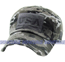 Load image into Gallery viewer, Kbethos "USA" Patch US Army Navy Military Tactical Operator Trucker Cap Hat | 2 Colors