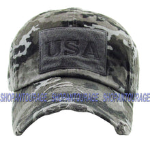 Load image into Gallery viewer, Kbethos "USA" Patch US Army Navy Military Tactical Operator Trucker Cap Hat | 2 Colors