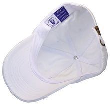 Load image into Gallery viewer, BLUDOBIE American Flag Hat for Men and Women | Vintage Baseball Tactical Hat Cap with USA Flag + 2 Patriotic Patches - White