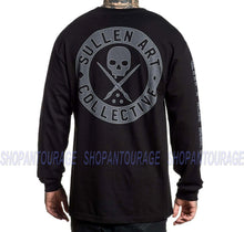 Load image into Gallery viewer, Sullen Badge Of Honor SCM2329 Long Sleeve Graphic Tattoo T-shirt For Men - Black