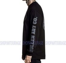 Load image into Gallery viewer, Sullen Badge Of Honor SCM2329 Long Sleeve Graphic Tattoo T-shirt For Men - Black