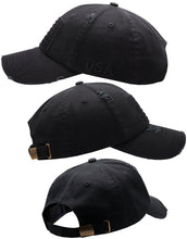 Load image into Gallery viewer, Antourage American Flag Hat for Men and Women | Vintage Baseball Tactical Hat Cap with USA Flag + 2 Patriotic Patches - Black