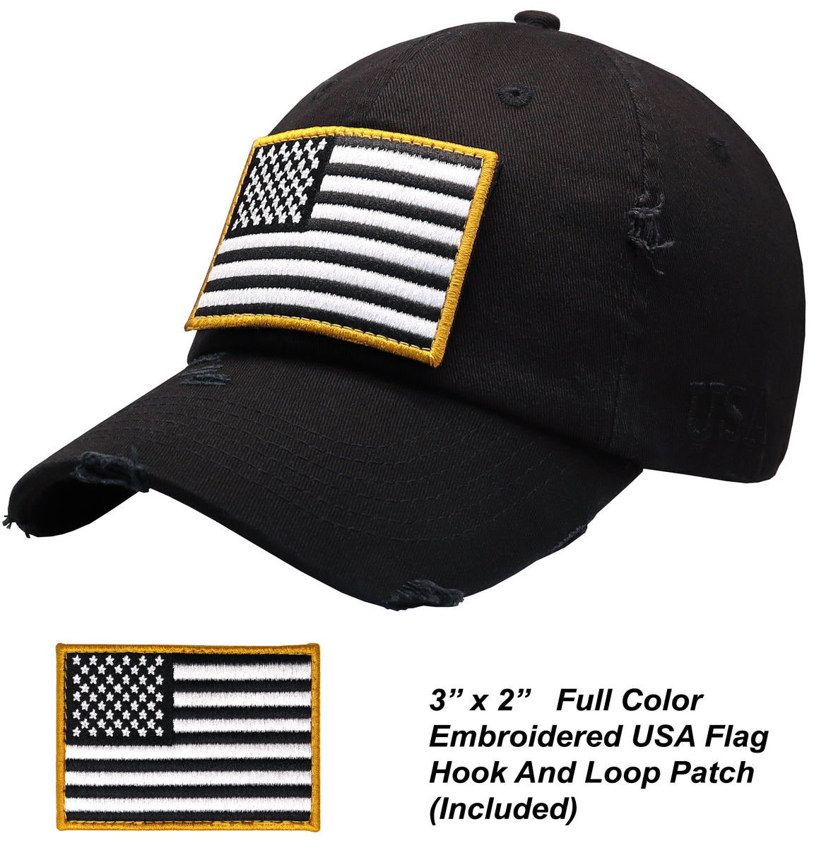 Antourage American Flag Hat for Men and Women