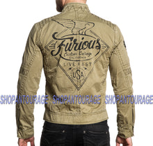 Load image into Gallery viewer, Affliction Camaro 610OW017 New Long Sleeve Moto Graphic Zip Jacket For Men