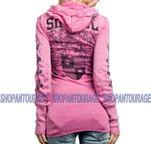 Load image into Gallery viewer, Sinful Dakota 05SW403 Women`s Long Sleeve Pink Graphic Sweater By Affliction