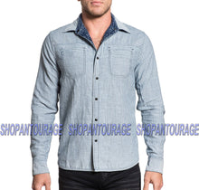 Load image into Gallery viewer, Affliction Double Sided 110WV621 New Long Sleeve Reversible Woven Shirt for Men