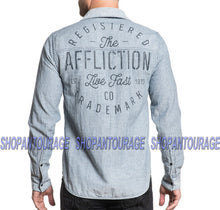 Load image into Gallery viewer, Affliction Double Sided 110WV621 New Long Sleeve Reversible Woven Shirt for Men