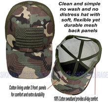 Load image into Gallery viewer, Antourage American Flag Classic Mesh Hat Collection - Wholesale: Camo 10 Units / $7.00 Each