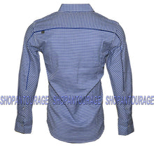 Load image into Gallery viewer, English Heroes by Rock Roll n Soul EHW112 Bl Long Sleeve Button Down Woven Shirt for Men | 2 Colors