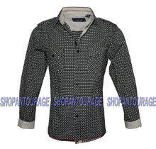 Load image into Gallery viewer, English Heroes by Rock Roll n Soul EHW116 Long Sleeve Button Down Woven Shirt for Men