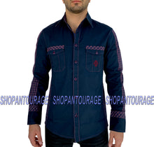 Load image into Gallery viewer, English Heroes EHW163 New Long Sleeve Fashion Button Down Woven Shirt for Men