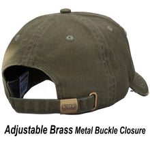 Load image into Gallery viewer, ANTOURAGE Vintage Distressed Unisex Washed Plain Cotton New Baseball Dad Hat Cap - Olive