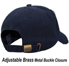 Load image into Gallery viewer, ANTOURAGE Vintage Distressed Unisex Washed Plain Cotton New Baseball Dad Hat Cap - Navy - 10 Units ($5.50 Ea.)