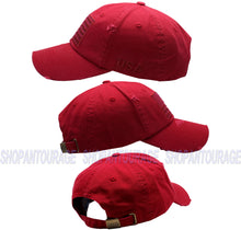 Load image into Gallery viewer, Antourage American Flag Distressed Cotton Collection Hat - Wholesale: Burgundy - 10 Units ($8.00 Ea.)