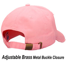 Load image into Gallery viewer, ANTOURAGE Vintage Distressed Unisex Washed Plain Cotton New Baseball Dad Hat Cap - Pink